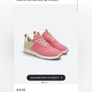 TOMS Cabrillo Lace Up Sneakers